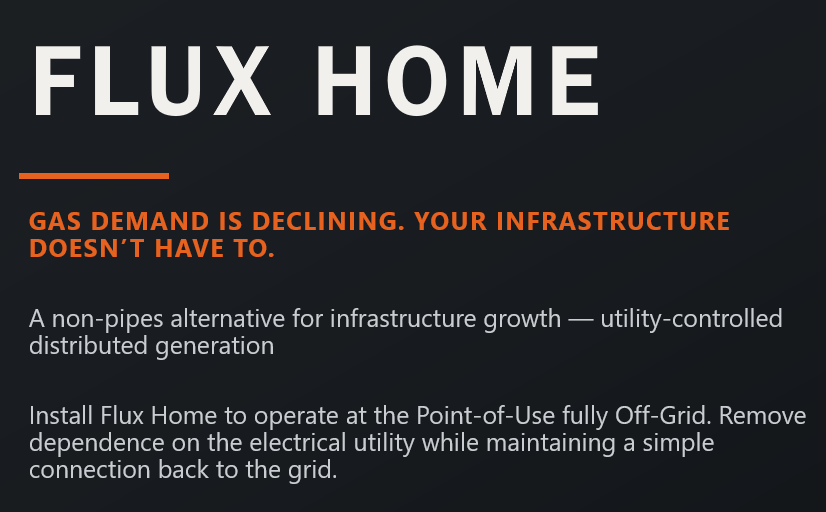 Flux Home — gas demand is declining, your infrastructure doesn't have to